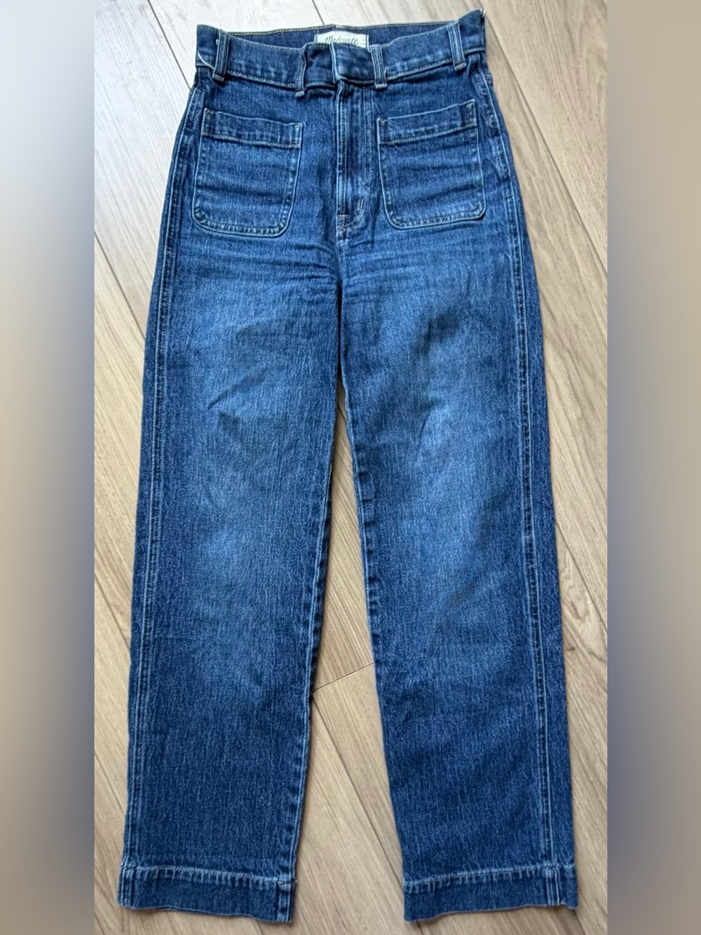 Madewell The Perfect Vintage Wide Leg Keller Wash Emmett Jean Sz 24